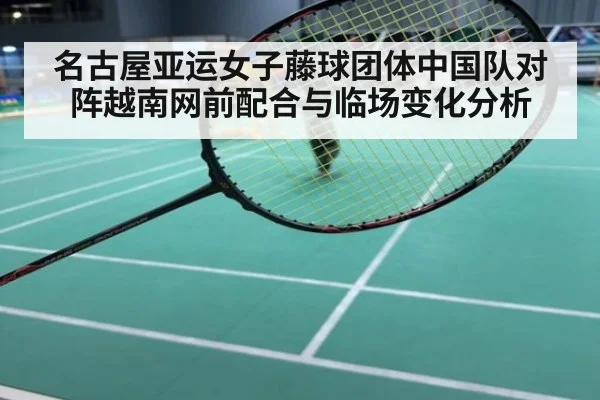 名古屋亚运女子藤球团体中国队对阵越南网前配合与临场变化分析